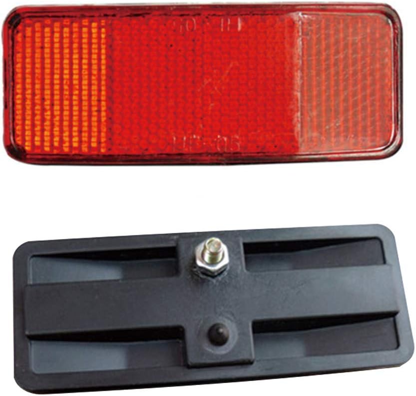 HighlifeS Bicycle Rack Tail Safety Caution Warning Reflector Disc Panier Rear Reflective