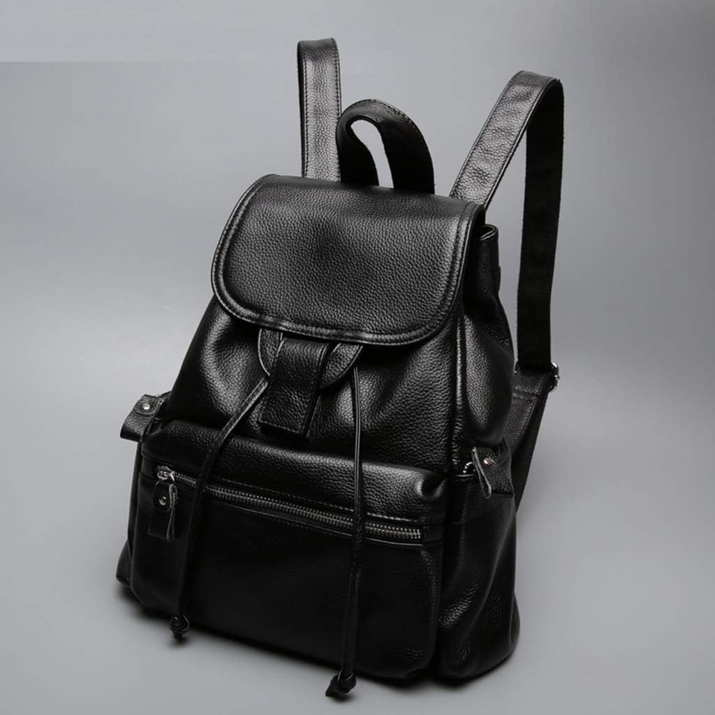 simple leather backpack
