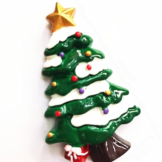 Cinlla Adornos de Cocina Serie del árbol de navidad Imanes Para ...