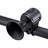 ROCKBROS Electric Bike Horn Loud 120dB Adults Kids Bike Horn Alarm IPX4 Waterproof Electronic Bicycle Horns for Handlebars Eb
