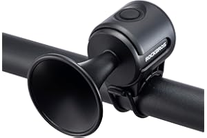 ROCKBROS Electric Bike Horn Loud 120dB Adults Kids Bike Horn Alarm IPX4 Waterproof Electronic Bicycle Horns for Handlebars Eb