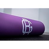 Purple Yoga Mat Thick All-Purpose 1/2-Inch Thick High-Density Anti-Tear Exercise Yoga Mat (Purple)