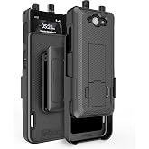BELTRON Sonim XP5 Plus Case with Holster, Heavy Duty Belt Swivel Clip for Sonim XP5Plus (AT&amp;T FirstNet XP5900) - Secure Fit &amp; Built-in Kickstand (Industrial Strength) - Black