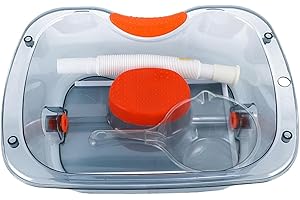 ciopswslk Shampoo Basin Designed for Bedridden Patients Wash Hair in Bed Handicapped Mobile Cleaning Wash Bowl for Quick Rins