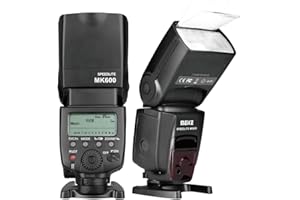 Meike MK600 High Speed Sync TTL Speedlight Camera Flash Compatible with DSLR Cameras 1300D 70D 6D 5DII 5DIII 7D 60D 550D 600D 650D 800D 4000D,etc
