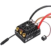 XC E6PRO Sensored Brushless ESC for RC Car, 3-8S Lipo,300A Continuous Current,8-25A 6.0/7.4/8.4V BEC,Efficient Protection,Support Turbo Timing and APP Control, Applicable to 1/6、1/7