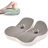OVRST Seat Cushion,Office Chair Memory Cushion, Ergonomic Design, Relieve Sciatica and Long-Term Sitting Pain, Suitable for desks, car Seats, Games, wheelchairs