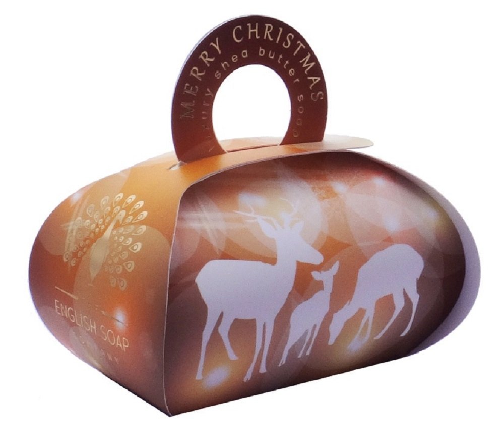 The English Soap Company, Large Gift Bag Bath Soap, Reindeer, 260g