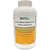 SIKA DriTac Professional Wood Floor Repair Adhesive, White, 1 qt Bottle | Repairs gaps and hollow spots, Stops loose or popping boards, Strong lasting bond, Easy for professionals and DIYers