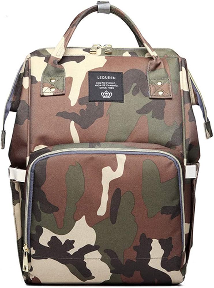 camo diaper bag backpack