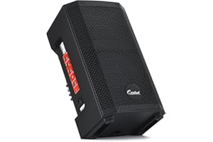 EXOTON E-B10 10" Portable Rechargeable Speaker, 800W Battery-Powered PA System, Built-in DSP, BT, TWS, 6-Hr Playing, Perfect for Karaoke, DJs,Events&Busking