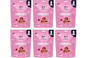 Belgian Boys Raspberry Cookie Tarts, Shortbread Butter Cookies, Individually Wrapped, Non-GMO, No Preservatives 4.4 ounce (pack of 6)
