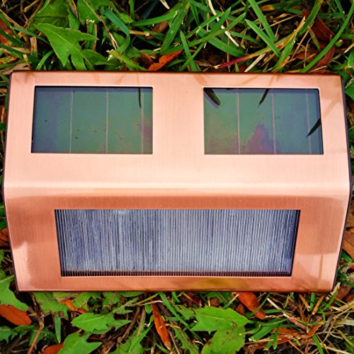 Pack of 8,copper finish solar deck lighting sogrand sol…