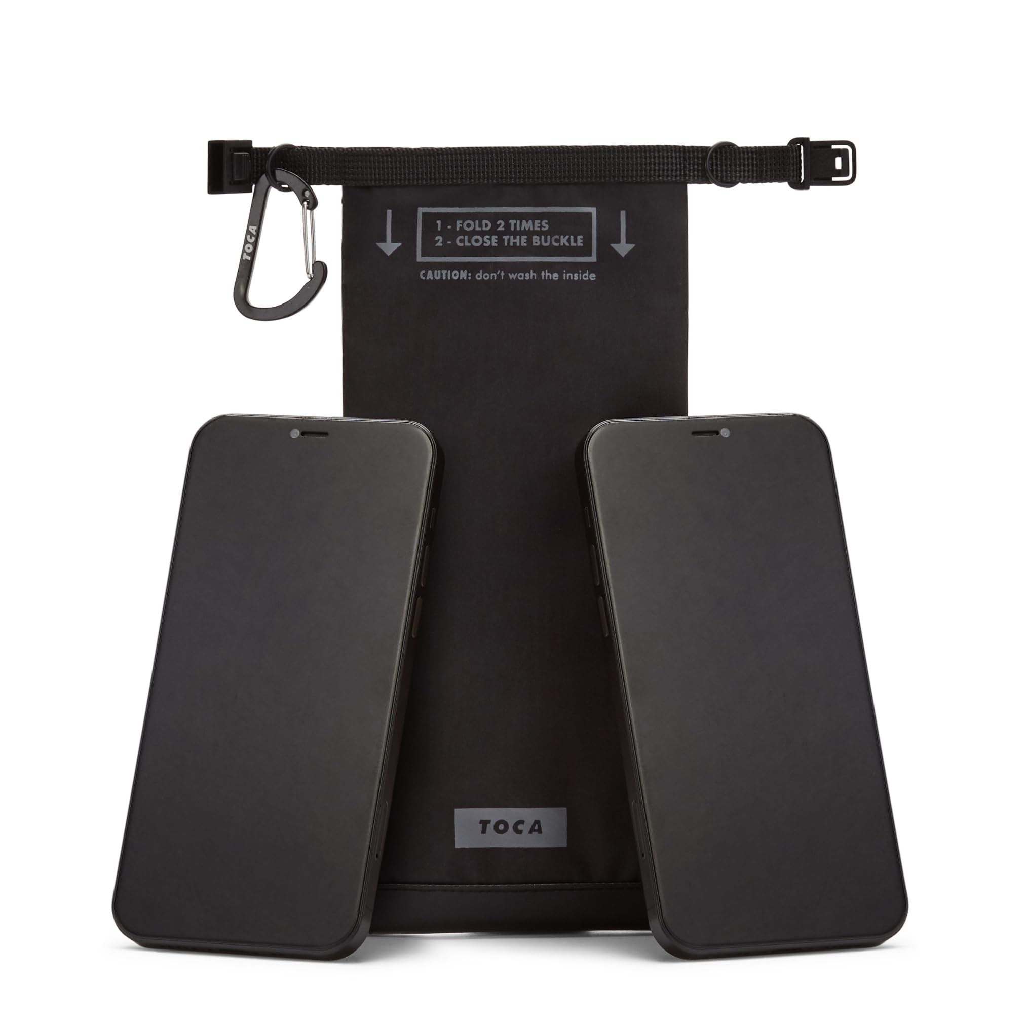 TOCA No Signal Sleeve - RFID Blocking Faraday Bag, Keyless Go & Smartphone/Laptop Protection, Data Privacy Shield, Water-resistant, Compact Black — image 1