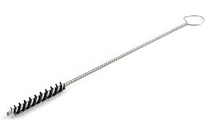 Brush Research Spiral Twist Brush, Nylon, Single Stem, 1/2" Diameter, 0.017" Wire Diameter, 9-1/2" Shank Length, 12" Length, Hand Brush (Pack of 12)