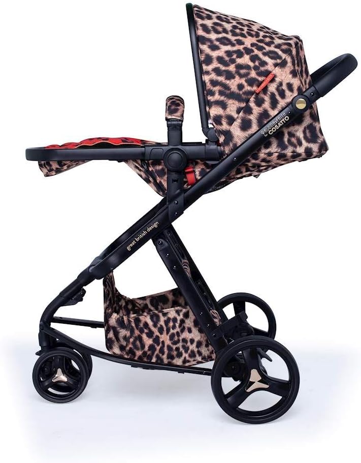 leopard print pushchair