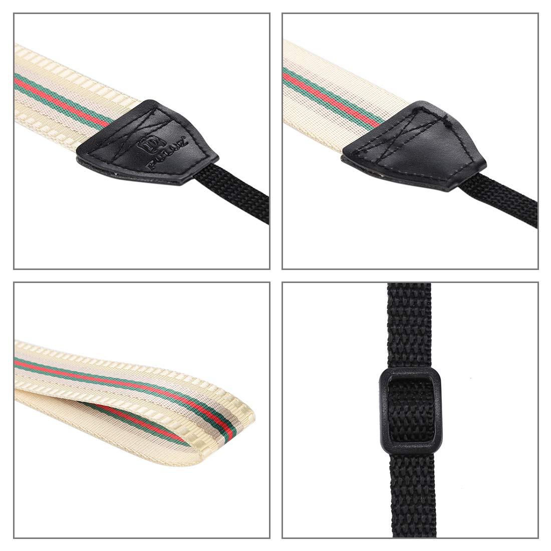 BYbrutek Kameragurt für DSLRs, Weich Kamera Schultergurt (universal passend), 150cm Long, 3.8cm Wide (6010Q)