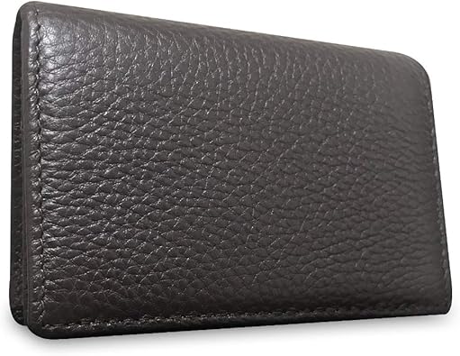 Amazon Rinoue 名刺入れ 本革 メンズ ビジネス 男女兼用 大容量 ブラウン Rinoue 名刺入れ