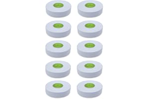 Renfrew Pro-Blade Ice Hockey Stick, Blade, Handle Cloth Tape - White - 10 Roll Pack