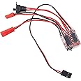 1PCS Mini RC 20A Brushed ESC Motor Speed RC ESC 2KHz Forward Reverse Brush Brake RC 2S for Controller Boat RC Car Tank