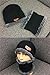 Gellwhu Men Winter Slouchy Beanie Hat Scarf Set Women Lined Thick Knit Skull Cap (Hat+Scarf (Black))