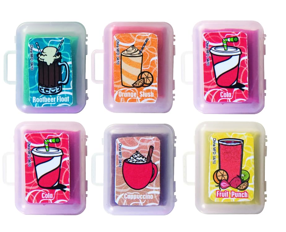 Raymond Geddes 68122 Snack Attack Scented Erasers For Kids, Assorted (Pack of 36)