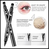 8pc Liquid Eyeliner Stamp Set Waterproof Winged Eyeliner Pencil view 3