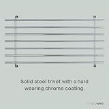 simplywire Trivet Large Heat Resistant Chrome Kitchen Worktop Protector view 5