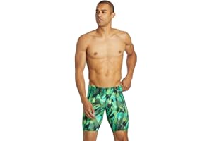 Sporti Men's Athletic Swimwear Jammers Printed Pattern Racing & Training Swimsuit Jammer for Men Durable Long Lasting
