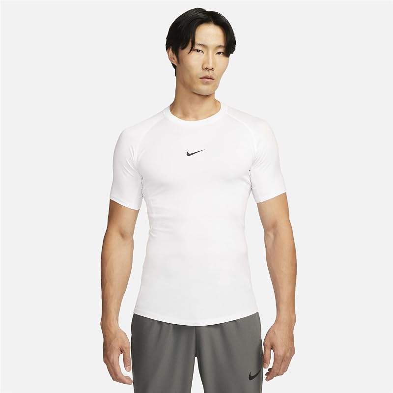 FB7932-100 M NP DF Tight TOP SS Sweatshirt Herren White/Black Größe XL — Foto 1 von 6