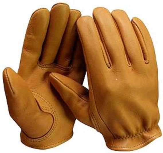 Churchill Classic Short Wrist Deerskin Motorcycle Gloves
