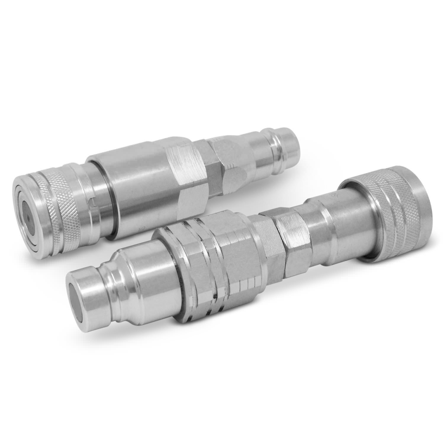 Flat Face ISO 16028 to Ag ISO 5675 Pioneer Style Hydraulic Quick