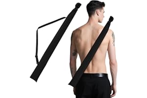 ADLABLD Sword Bag Black Samurai Swords Carrying Case Ninja Sword Sheath Cover Carry Bag Carrying Case Holder Katana Cases with Strap Bokken Bags for Samurai Cosplay Costume Halloween Party