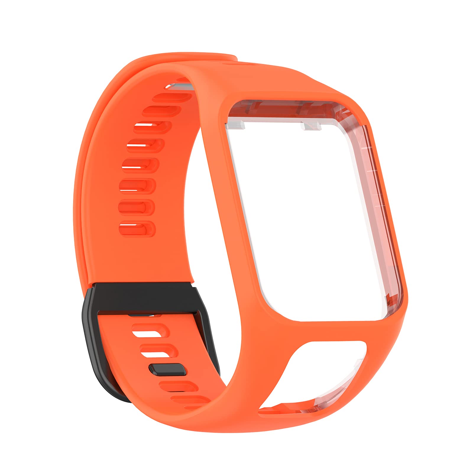 Watch Strap for TomTom Golfer 2/Runner 2/Runner 3 Strap, Replacement Band Wristband for TomTom Spark/Adventurer Women Men Smartwatch, Orange