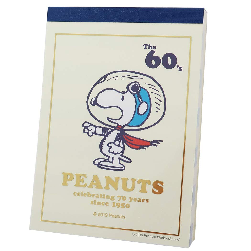 Amazon Co Jp スヌーピー メモ帳 ミニ ミニメモ 70周年記念 60年代 ピーナッツ 本