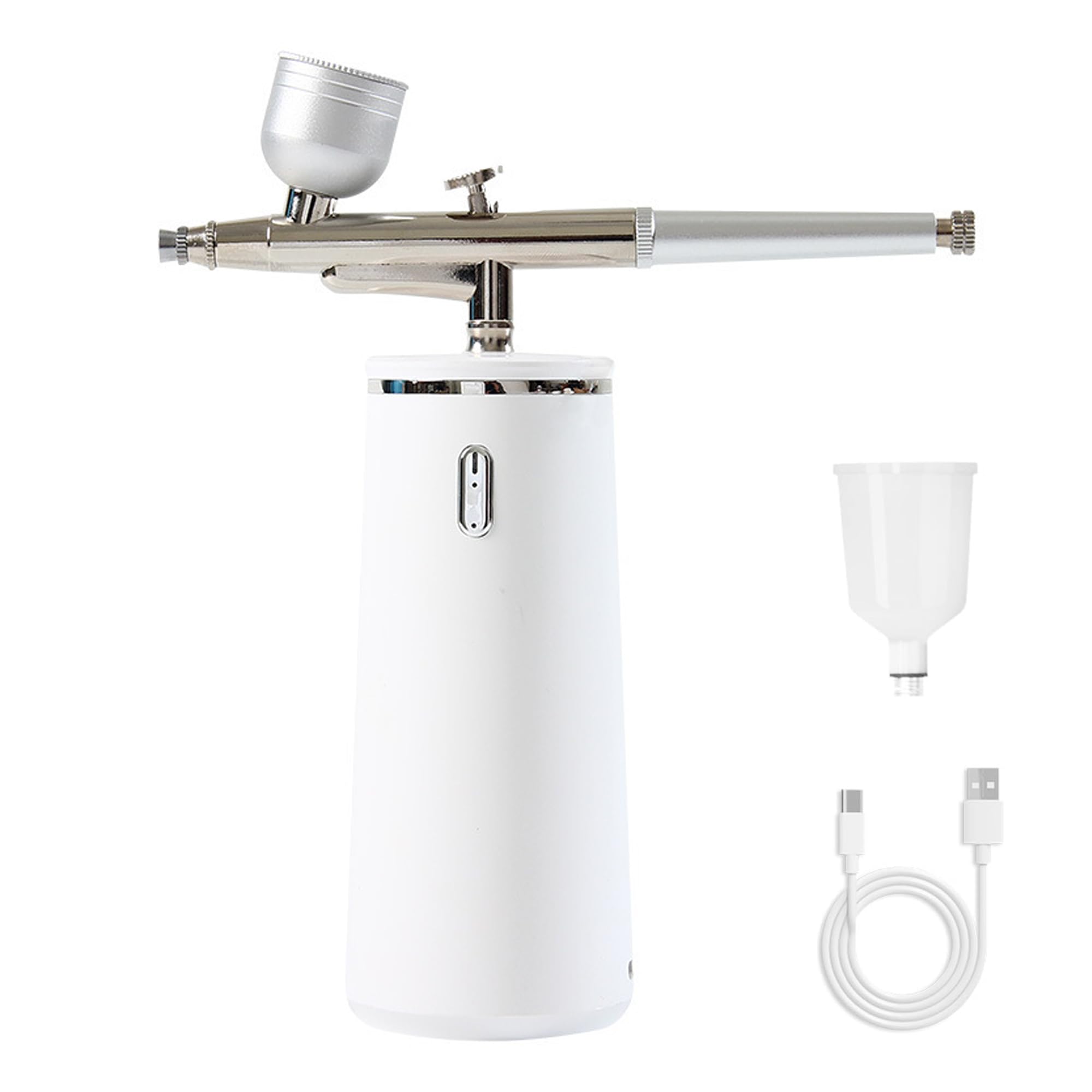 Photo 1 of Microtree Nano Facial Steamer - Rechargeable & Portable High Pressure Face Oxygen Sprayer Machine, 0.3mm Nozzle Micro Mist Skin Hydrator, Essential Water Infusion Facial Spa Treatment, White