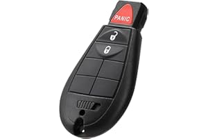 HelloAuto Key Fob Replacement Keyless Entry Remote Car Key Fob for 2008-2012 Dodge Grand Caravan Challenger Charger Durango for Ram 3 Button M3N5WY783X 433Mhz