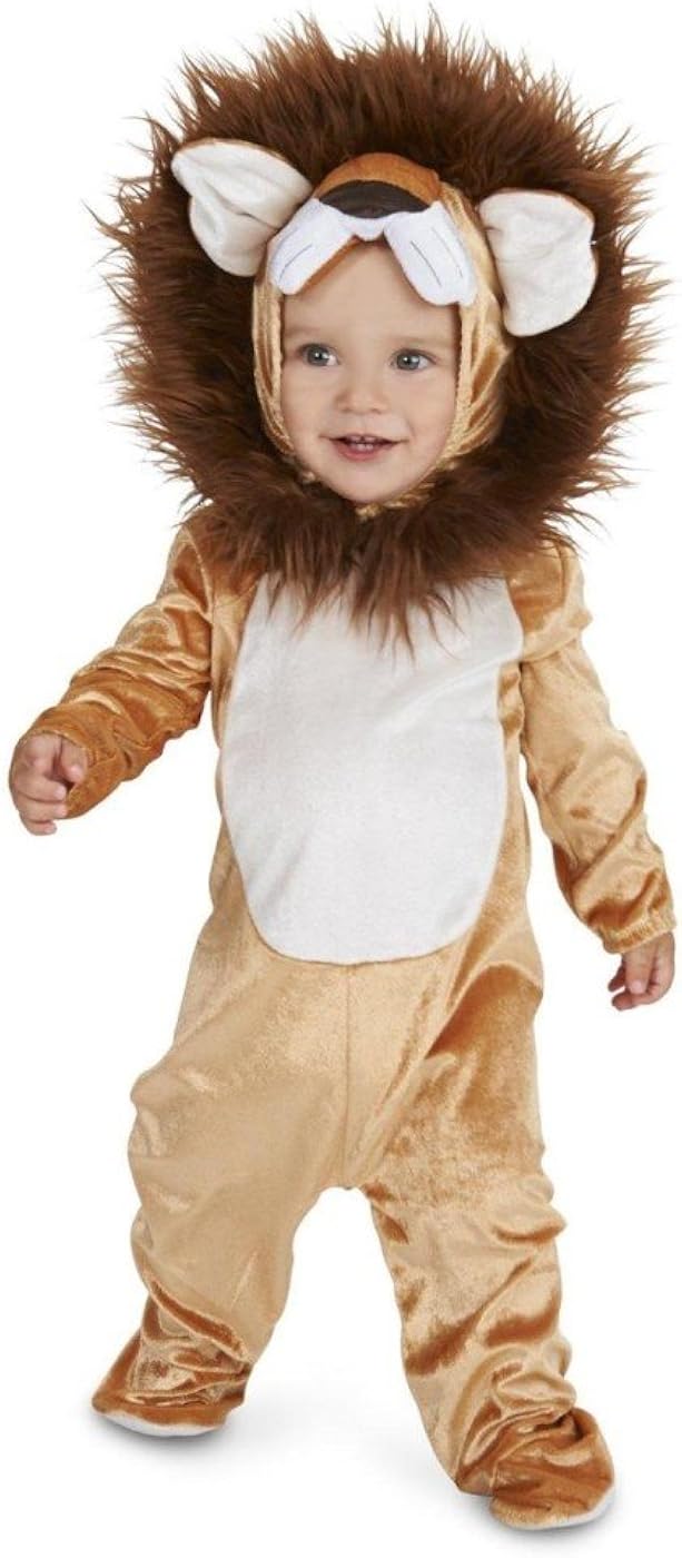 Amazon Com King Of The Jungle Baby Lion Costume Tan Clothing
