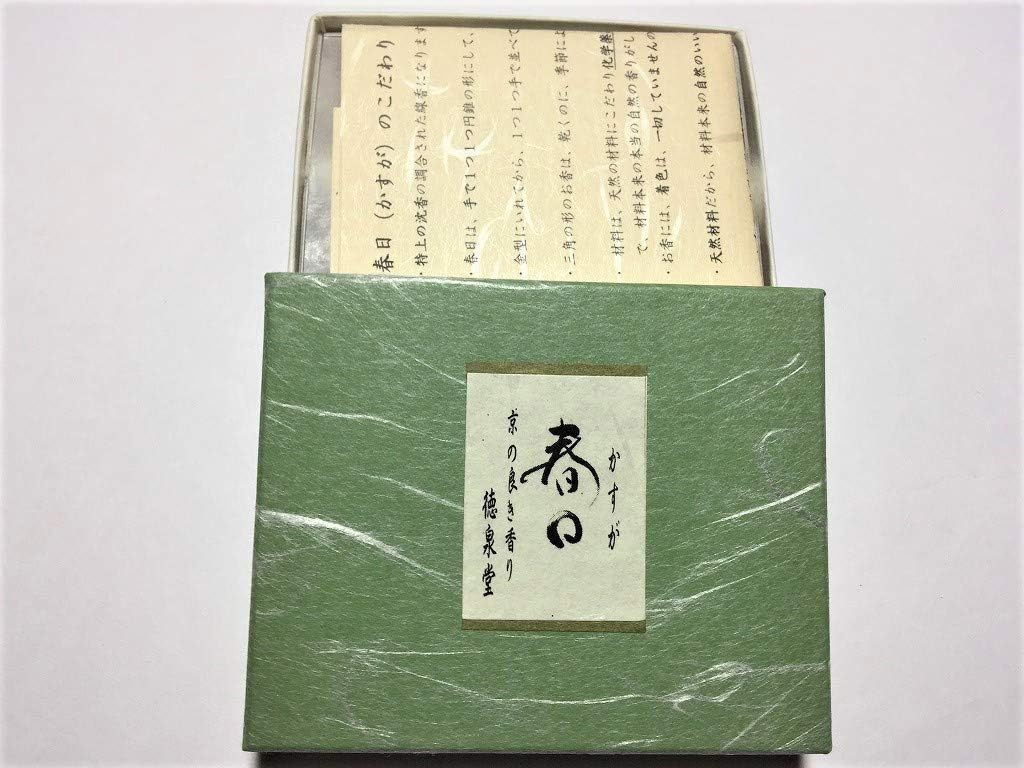 Amazon 春日 かすが お香 15ケ入り 天然材料のみで作ったお香 化学物質 無添加のお香 徳泉堂 お香