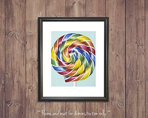 Lollipop Print from Original Oil Painting, 4x5 or 8x10 by Heather Ann Orlando