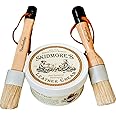 Skidmore's Leather Cream + Featherline Applicator Brushes Bundle