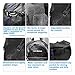 NeatPack Durable, Foldable Nylon Backpack/Daypack with Security Zippers, 20L (BLACK)