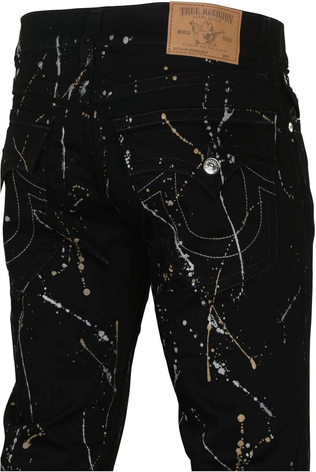 true religion paint splatter jeans