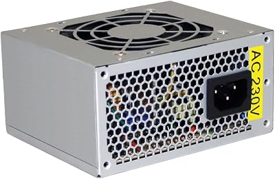 CiT Micro SFC 400W PSU mATX Compact ATX Silent Fan Dual SATA Molex M-400U Grey
