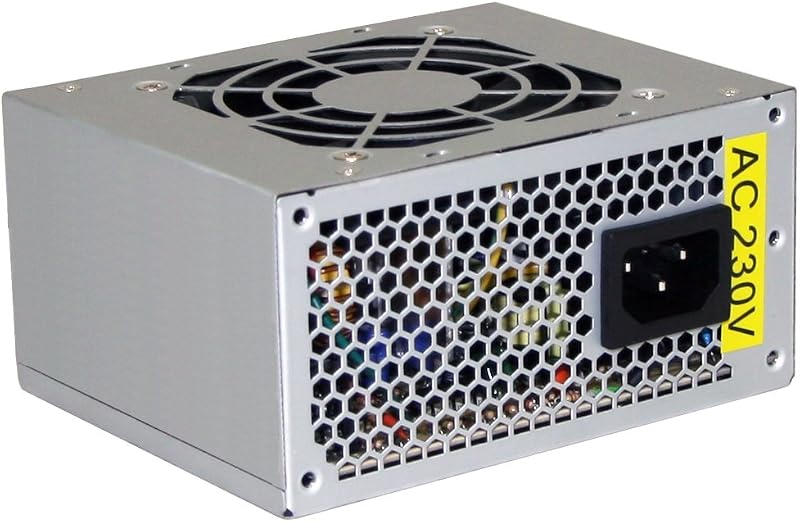 CiT Micro SFC 400W PSU mATX Compact ATX Silent Fan Dual SATA Molex M-400U Grey