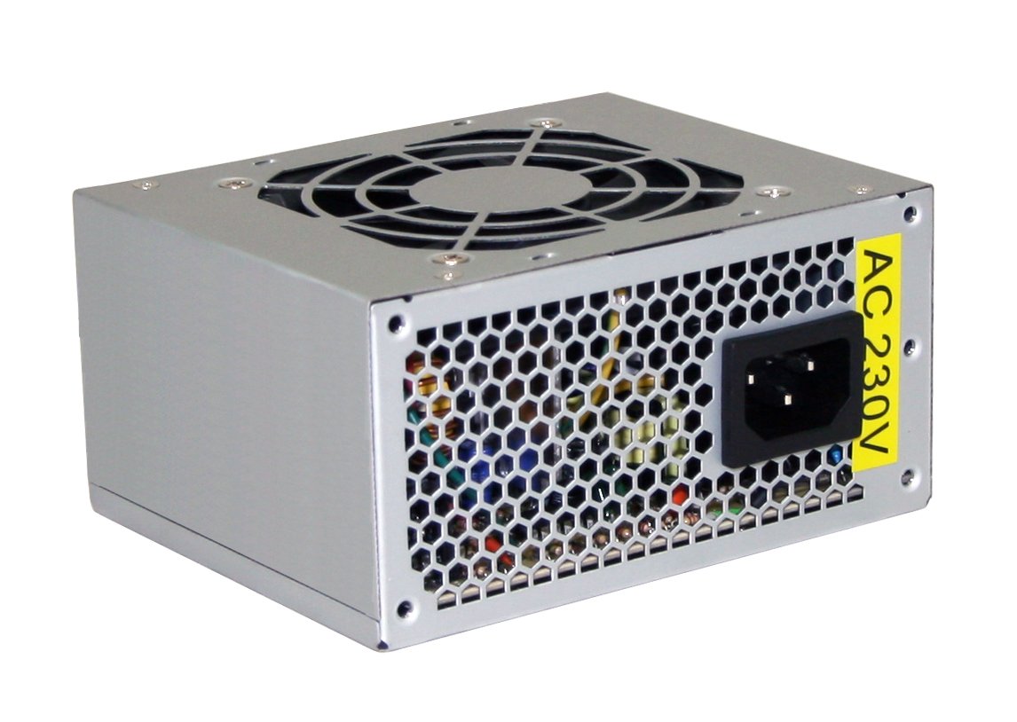 CiT Micro SFC mATX 400W PSU – Compact 12V ATX Power Supply Unit with Silent Temperature-Controlled Fan - Dual SATA & Molex Connectors - 75% Efficiency - Full Electrical Protection - M-400U | Grey