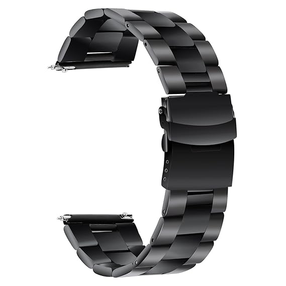 TRUMiRR Für Gear S3 Frontier/Classic Armband, 22mm Edelstahl Uhrenarmband Quick Release Armband für Samsung Gear S3 Classic F