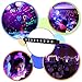 UV Black Light,Elfeland 27W 9LED UV Light Bar Disco Lights Stage Lights for UV Body Paint Blacklight Party Supplies Glow in The Dark Neon Glow Aquarium Curing (100-240V AC)