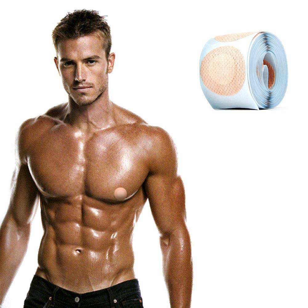 2XK-NOV Nipple Covers for Running - 100/200 Pieces - Anti Chafing Nip Guards for Jogging and Marathon- 30mm - Sweat, Water- Resistant- Disposable Travel Friendly Nip Protectors