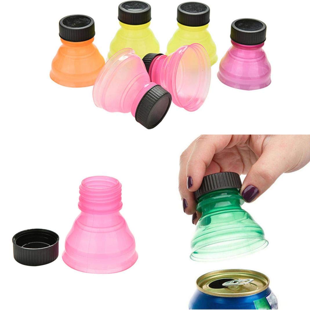 全品送料無料 Soda Saver ポップビール飲料缶キャップ フリップボトル 蓋プロテクター スナップオン 6個 11 7 2 1cm ランダム B07gddtb8t 希少 Firstcity Edu My